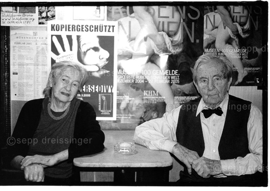 Josefine und Leopold Hawelka 1